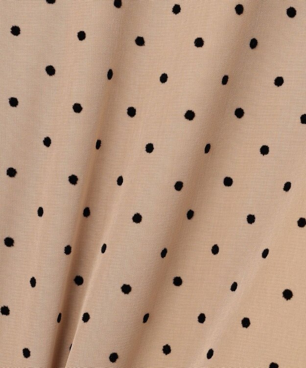 組曲 【WEB限定】ドットフロッキー ワンピース ベージュ系5