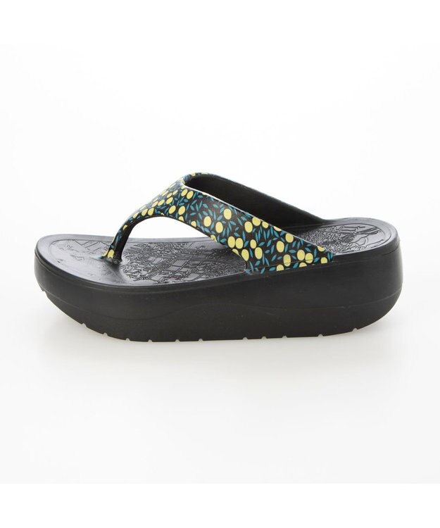 ing <ing>【3E】リカバリートングサンダル ブラックミックス