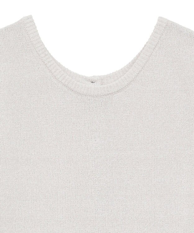 Green Parks 前後２ｗａｙ　ミックスカラーノースリーブニット Light Gray