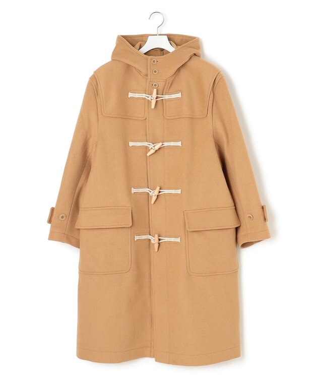 J.PRESS YORK STREET 【UNISEX】メルトン ダッフルコート キャメル系