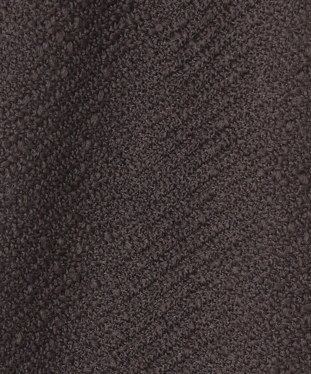 BEIGE， MULLIN / ウールツイードフロントベントスカート Warm Gray