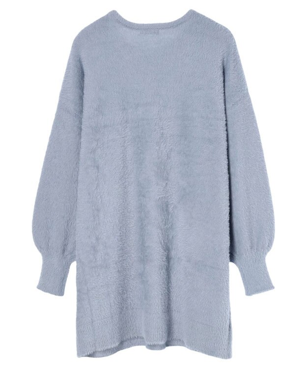 earth music&ecology ミニシャギーチュニック Blue