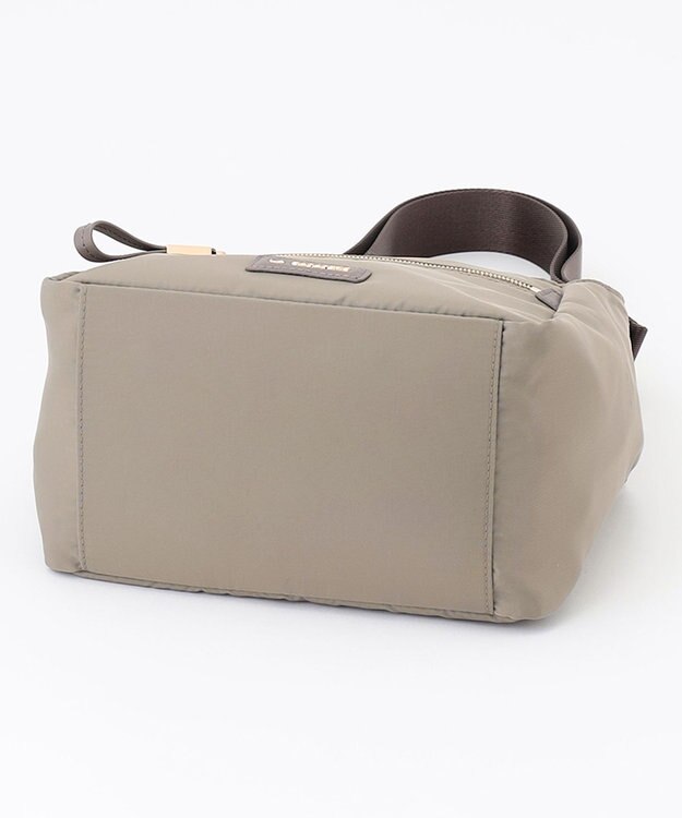 LA BAGAGERIE メタルバックル　ボックスショルダー　SSサイズ グレージュ