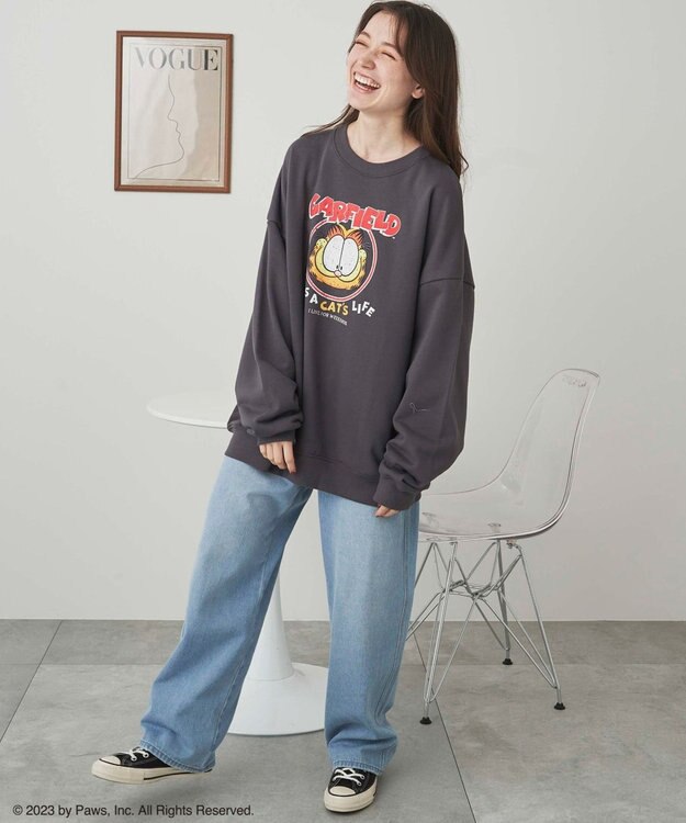 WEGO 【ユニセックス着用ITEM】別注GARFIELDプルオーバー 柄2
