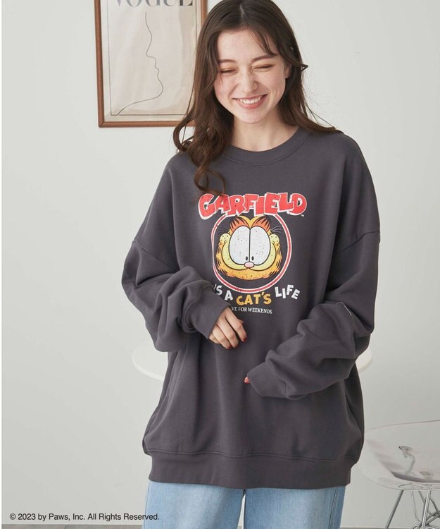 WEGO 【ユニセックス着用ITEM】別注GARFIELDプルオーバー 柄2