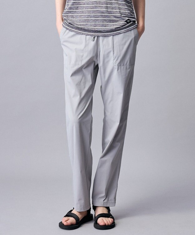 JOSEPH ABBOUD MOUNTAIN 【ストレッチ/接触冷感/ECO撥水】クールイージー パンツ ライトグレー系