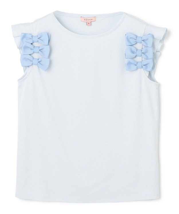 TOCCA BOW PARTY Tシャツ ブラック系