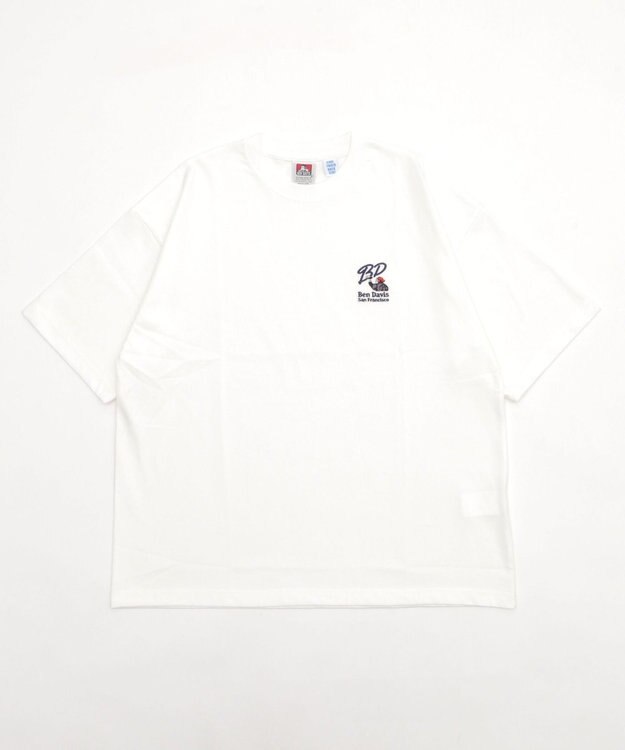 WEGO 【接触冷感/吸水速乾/ユニセックス着用ITEM/SMLサイズ展開】別注BENDAVISクールタッチワンポイントT（SS） ホワイト