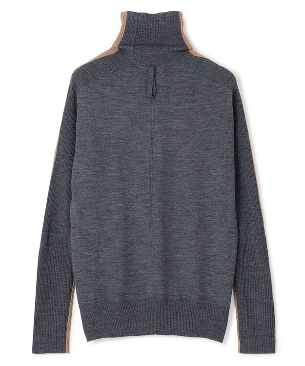 BEIGE， 【CLUEL 10月号掲載・S-size】LA MONNAIE / タートルニット Camel×M.Gray