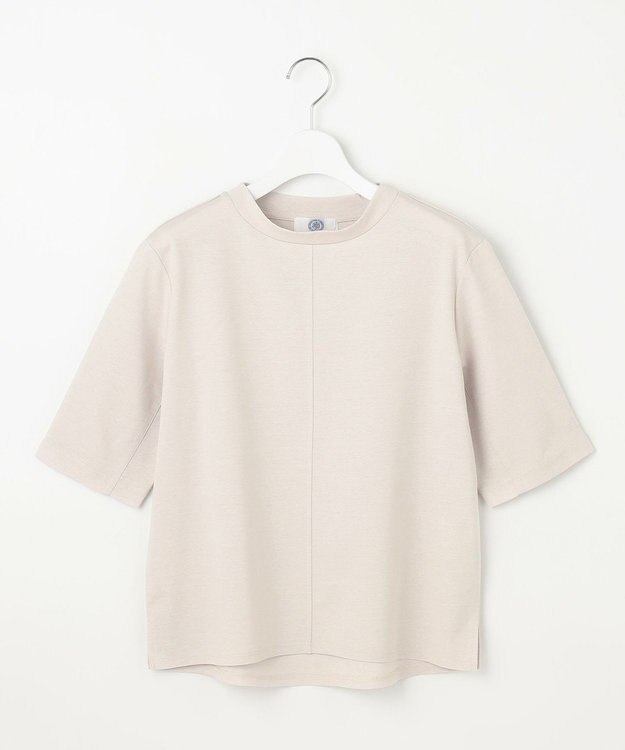 J.PRESS LADIES L TCポンチ モックネック カットソー グレージュ系