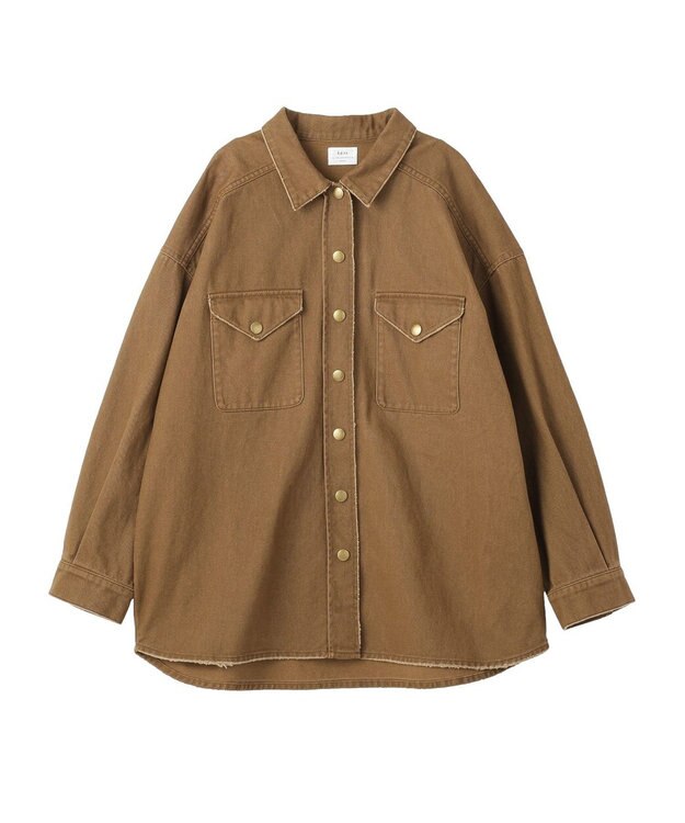 YECCA VECCA コインフリンジオーバージャケット Camel
