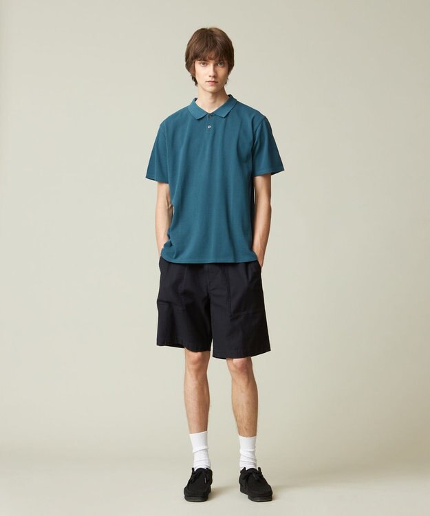 J.PRESS MEN 【WEB限定】カノコポロシャツ グリーン系