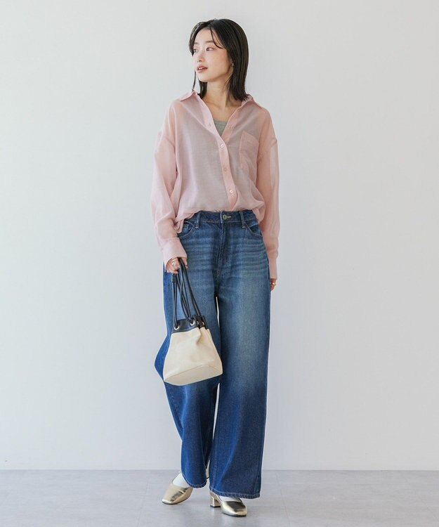 AMERICAN HOLIC ラメテレコタンクトップ Light Gray Mixture