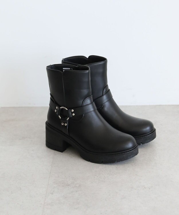 Green Parks ・ＬＥＮＡ　リング付ショートブーツ Black