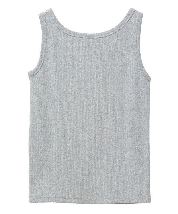 AMERICAN HOLIC ラメテレコタンクトップ Light Gray Mixture