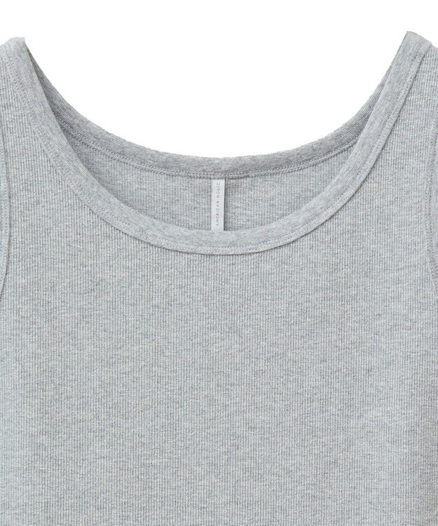 AMERICAN HOLIC ラメテレコタンクトップ Light Gray Mixture