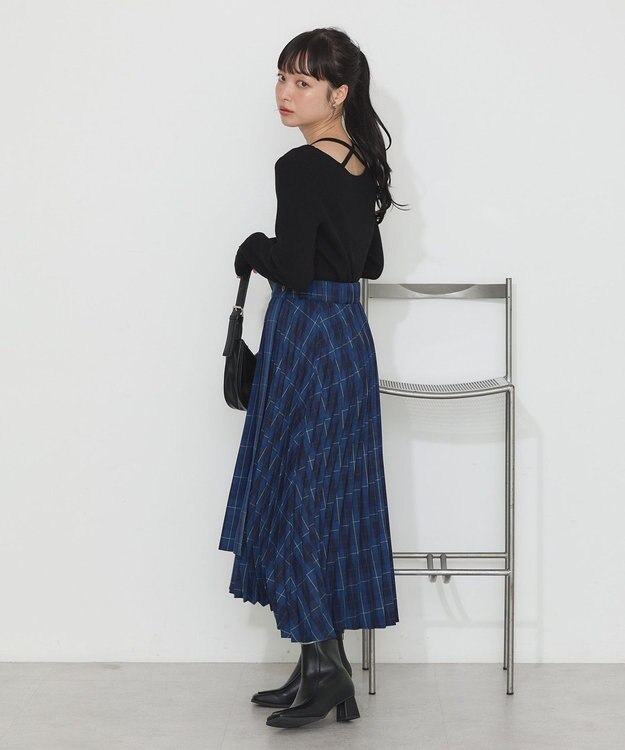 earth music&ecology ホルターネックプルオーバー Black