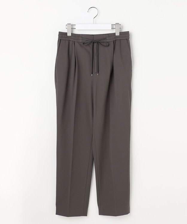 自由区 【新色追加・人気のため再入荷・ウエストゴム】ライトフィールジャージータックテーパード パンツ [新色]グレー