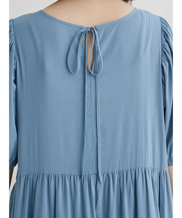 Green Parks ・ＥＬＥＮＣＡＲＥ　ＤＵＥ　ティアードワンピース Sax