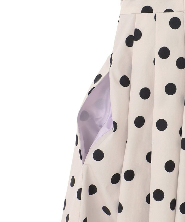 TOCCA 【再入荷！sweet掲載】【洗える・消臭】POLKA RAIN ドット柄ドレス ベージュ系5