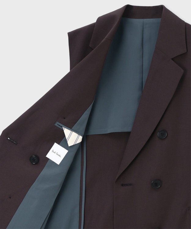 Paul Smith リネンミックス ジレ ライラック