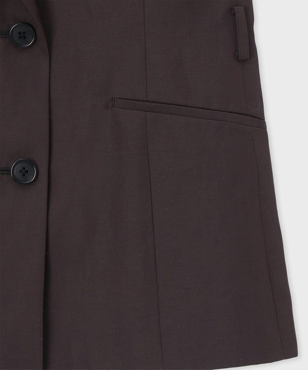 Paul Smith リネンミックス ジレ ライラック