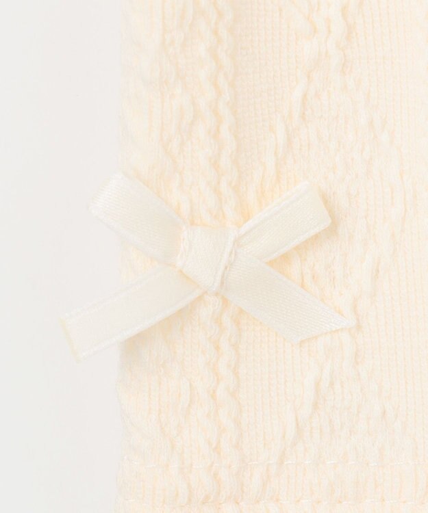 ANY KIDS ケーブル ジャガードレギンス エクリュ