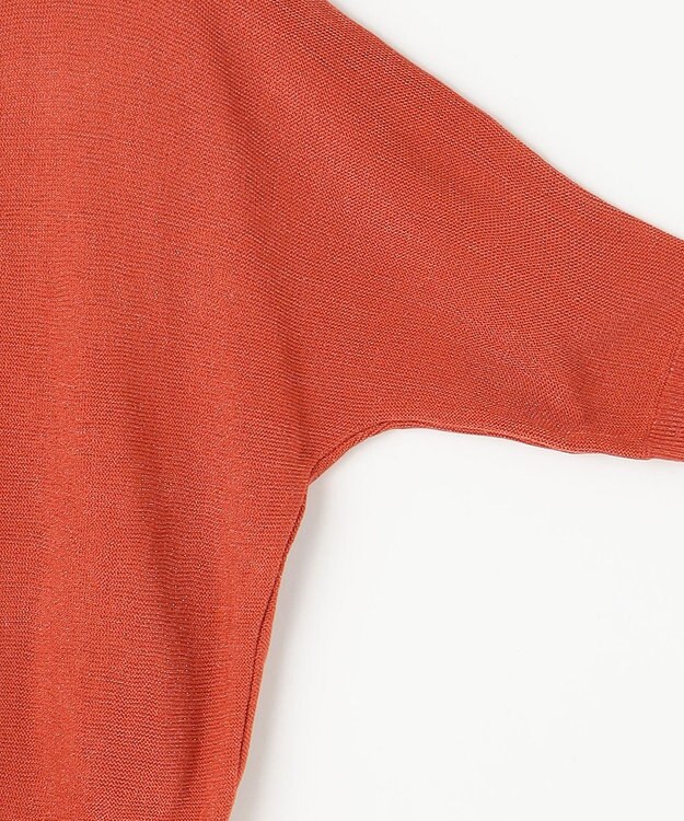 ANY ラメガーターニット オレンジ