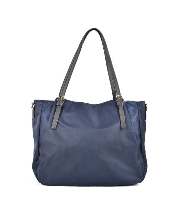 LA BAGAGERIE 【MONICA】ナイロン2WAYトートバッグ Mサイズ ネイビー
