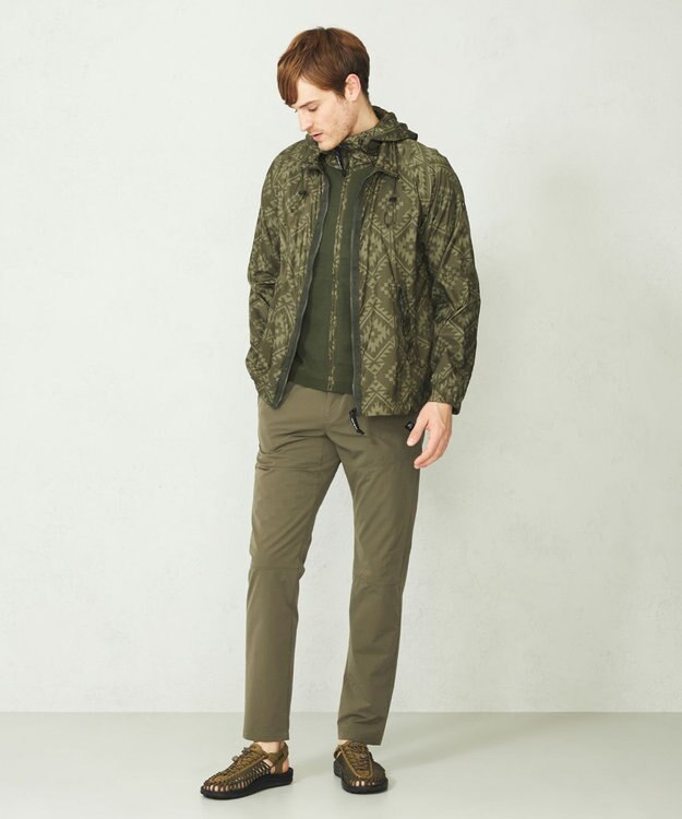 JOSEPH ABBOUD MOUNTAIN 【UNISEX】ポケッタブル ネイティブモチーフリップブルゾン カーキ系7