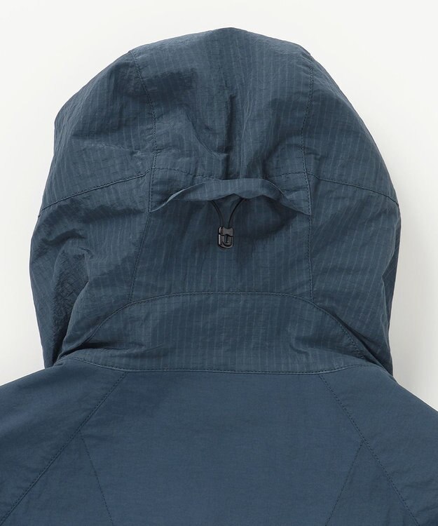 JOSEPH ABBOUD MOUNTAIN 【ナチュラルカラー/ストレッチ】ナイロンコンビガーメントダイパーカー ダルブルー系