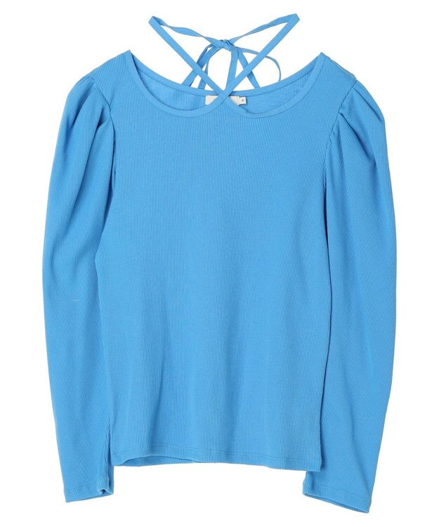 earth music&ecology ホルターネックインナー Light Blue