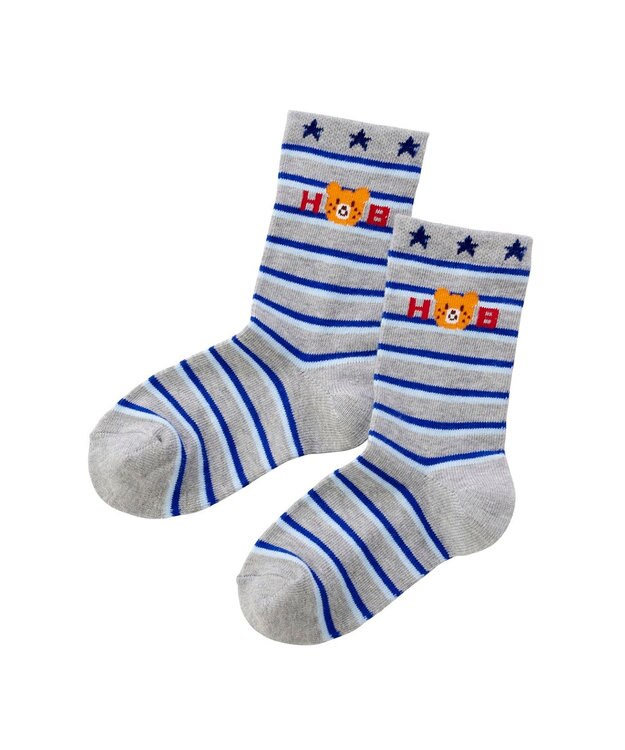 MIKI HOUSE HOT BISCUITS 【9-19cm / 靴下2足セット】 クルー丈 ソックスパック2足セット 白