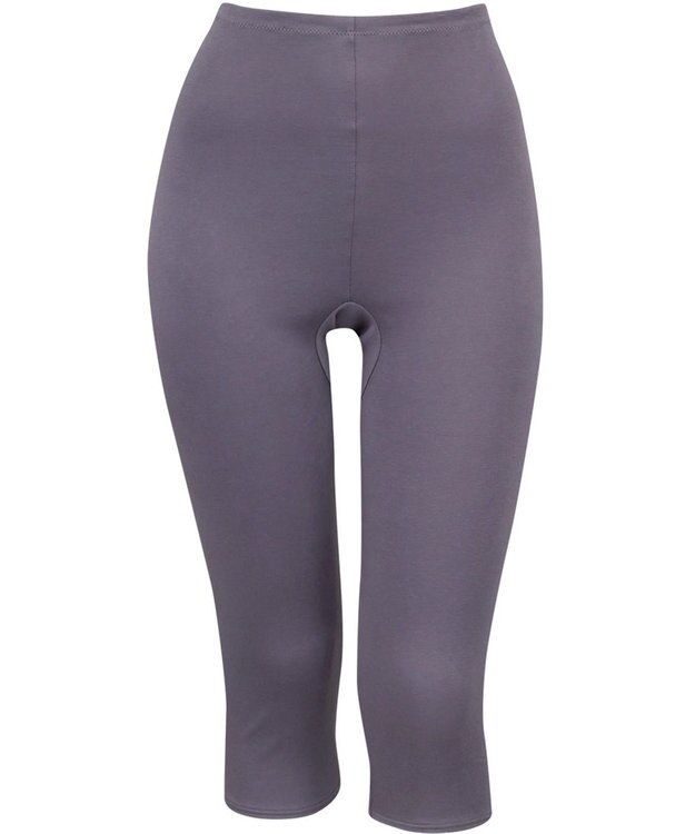 Wing あったかインナーボトム 綿100％ 毛玉になりにくい 型くずれしにくい 【綿の贅沢 リッチ】 ひざ下丈 秋 冬 ER4682 ウイング／ワコール バイオレット