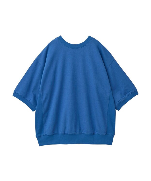 Green Parks ７分袖ロゴミニ裏毛トレＴＥＥ Blue
