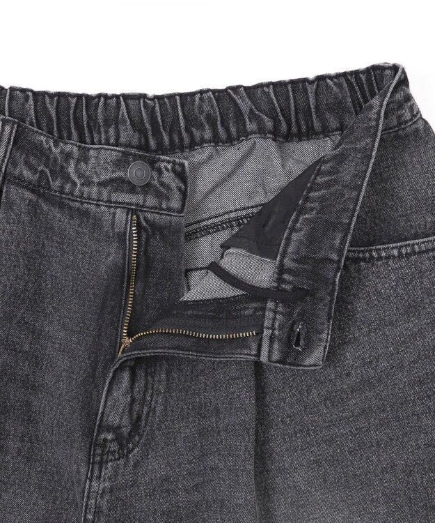 WEGO イージーバギーデニムショーツ デニムブラック