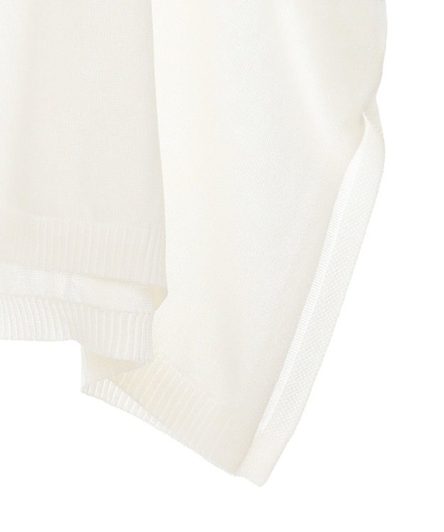 YECCA VECCA ペーパーヤーンルーズニット White
