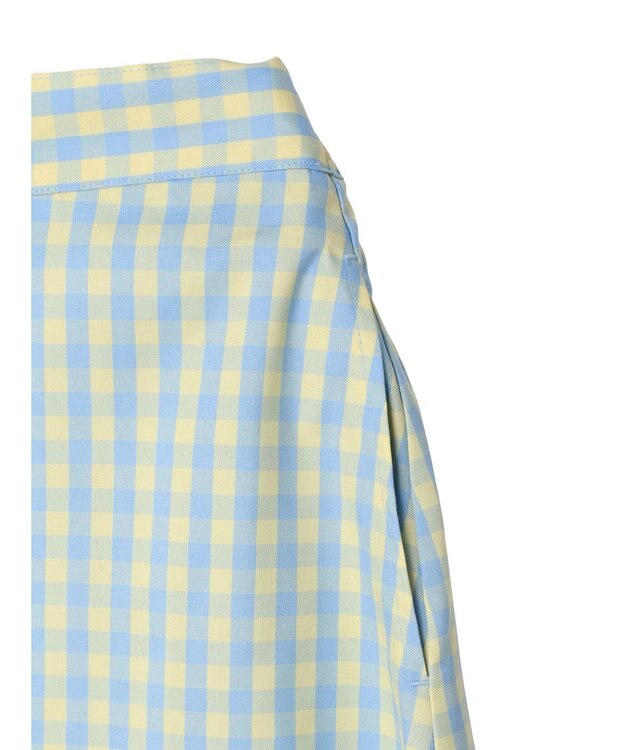 earth music&ecology イレヘムチェックスカート Sax