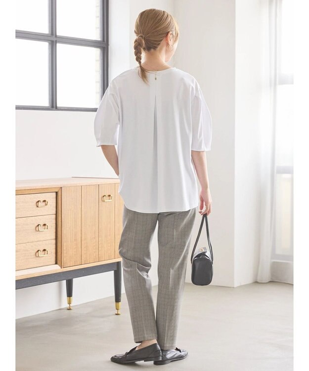 AMERICAN HOLIC 接触冷感袖コンシャスカットプルオーバー Off White