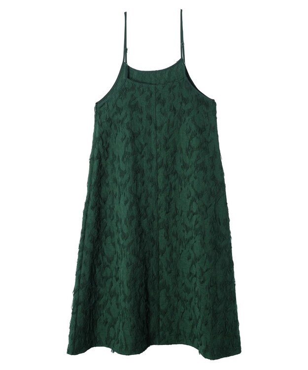 Green Parks armonia．フェザージャガードキャミワンピース Green