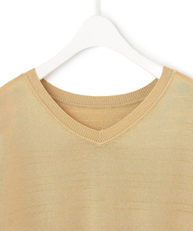 ICB L 【洗える】レーヨンブレンド ドルマンスリーブニット クレイベージュ系