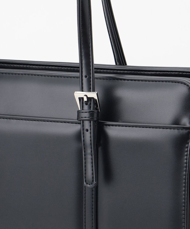 J.PRESS LADIES 【リクルート対応・A4サイズ収納可】トート バッグ ブラック系