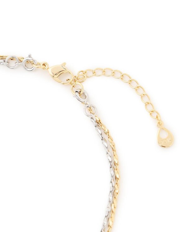 23区 【先行予約】3WAY ミックスカラー チェーン ネックレス ゴールド系