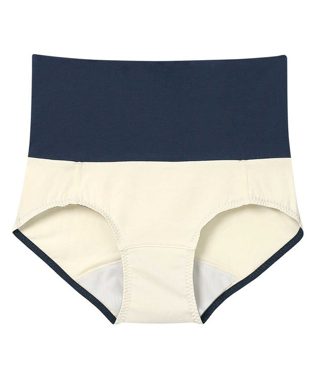 une nana cool 綿ベア天竺 カラーブロッキング サニタリーショーツ CR