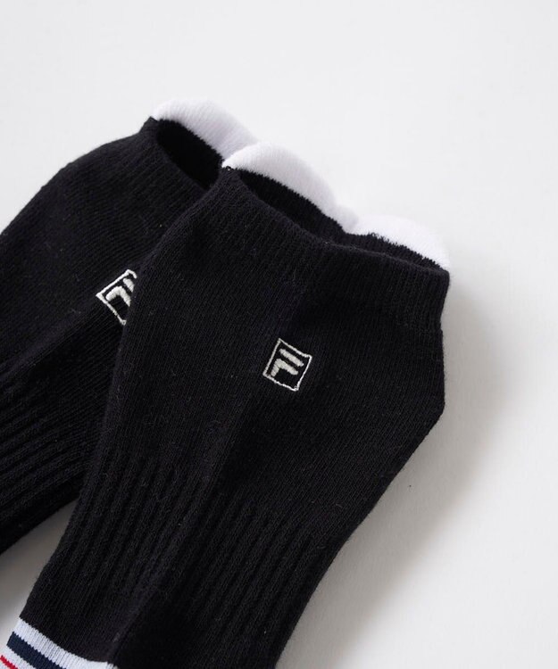 FILA GOLF／marie claire 【FILA GOLF】スニーカー丈ソックス ブラック