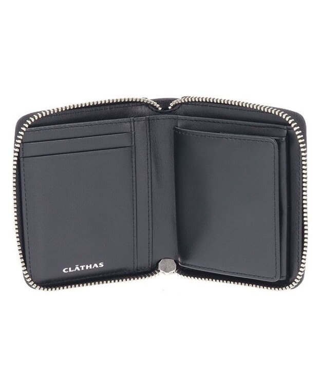 CLATHAS アマン ラウンド二つ折り財布 ブラック