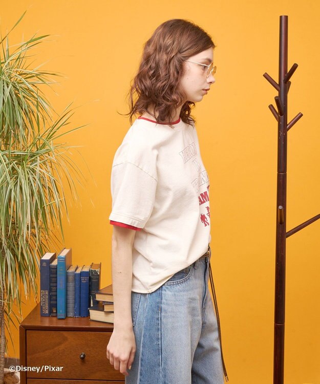 AMERICAN HOLIC 【TOY STORY】リメイク風グラフィックTシャツ Ivory