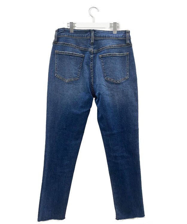 23区 S 【SLOW/洗える】SLOW DENIM タイトストレート デニム ダルブルー系