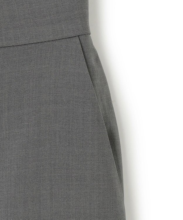 UNFILO L TENNEN TOUCH ワイドストレートパンツ グレー