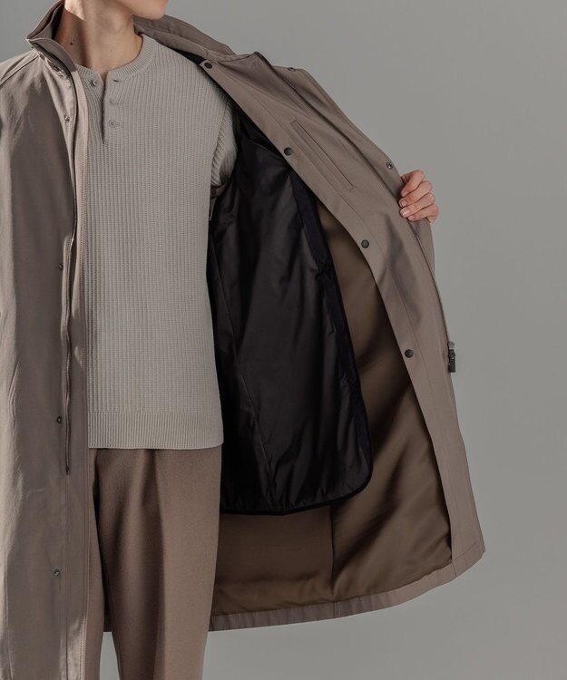 JOSEPH HOMME ウールミックスグログラン　コート ベージュ系